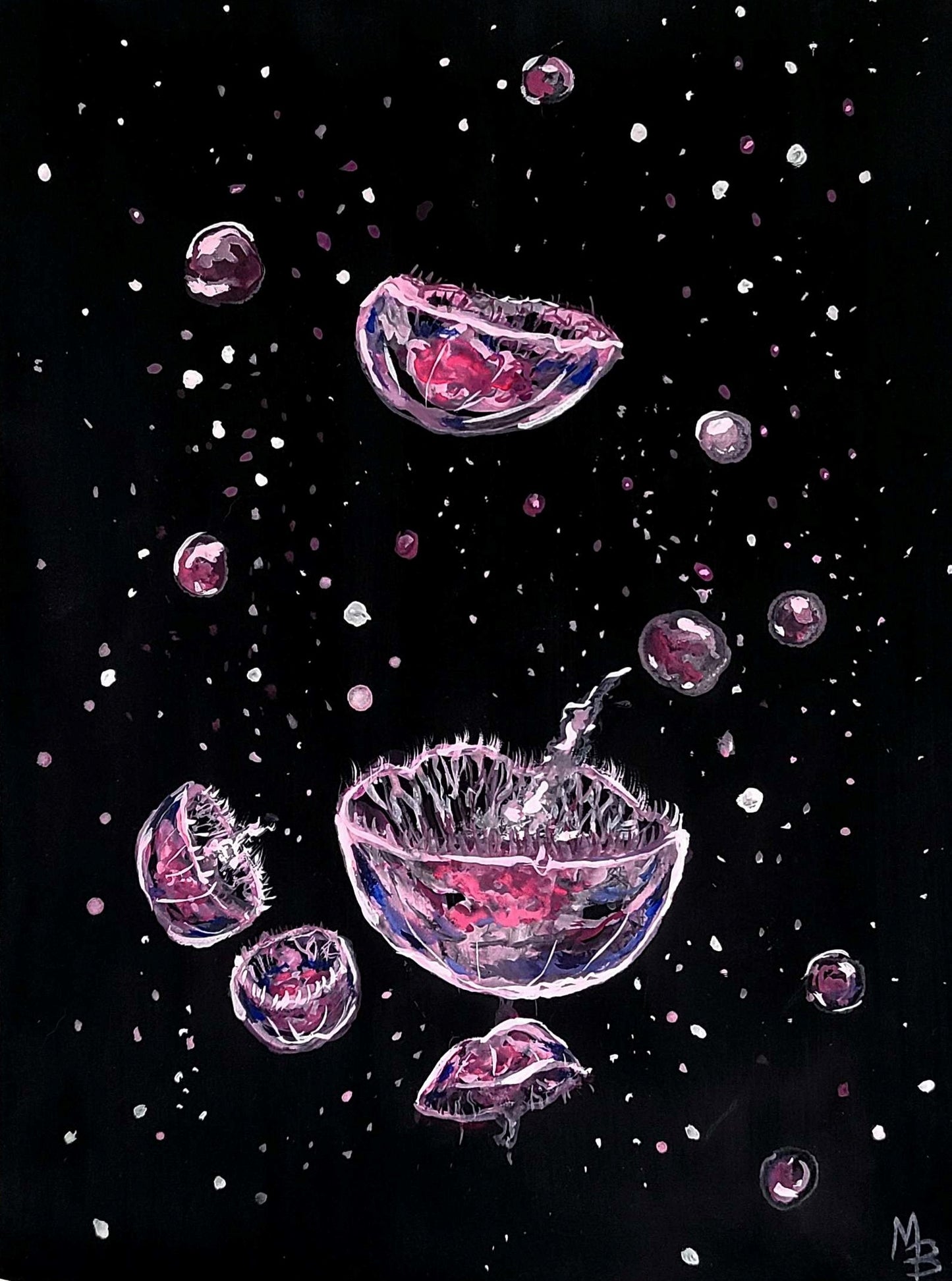 "Aurelia aurita" Museum-quality archival print